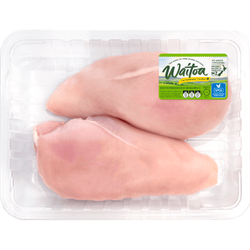 Waitoa Free Range Boneless Skinless Chicken Breasts