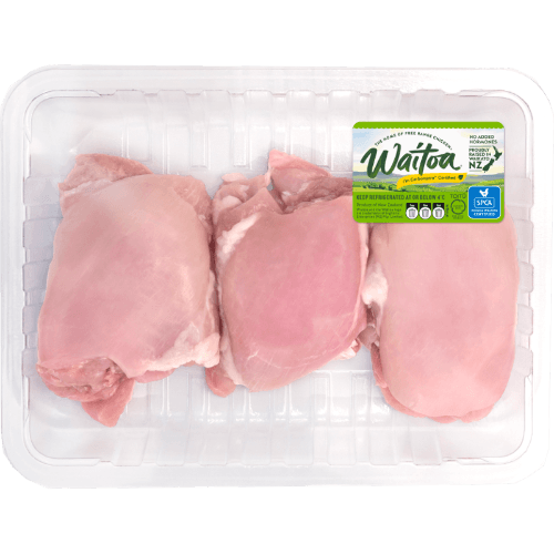 Waitoa Free Range Boneless Skinless Chicken Thighs