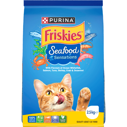 Purina Friskies Seafood Sensations Adult Dry Cat Food