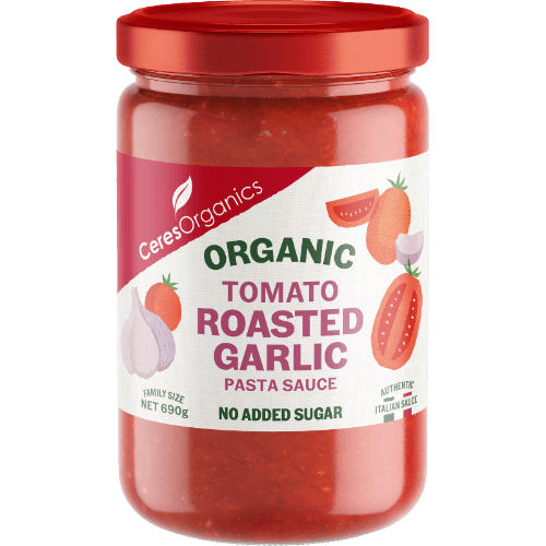 Ceres Organics Organic Tomato Roasted Garlic Pasta Sauce
