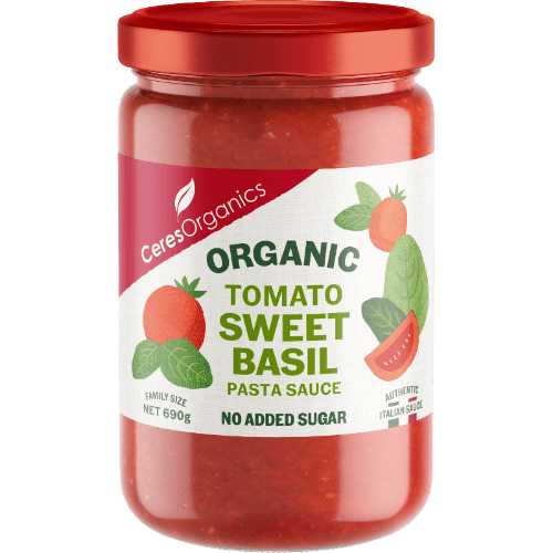 Ceres Organics Organic Tomato Sweet Basil Pasta Sauce