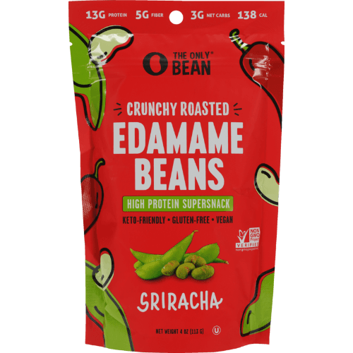 The Only Bean Sriracha Roasted Edamame Beans