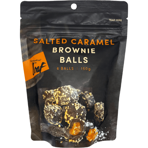 Loaf Salted Caramel Brownie Balls