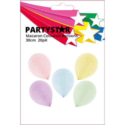 Korbond Macaron Coloured Balloons 20 pack