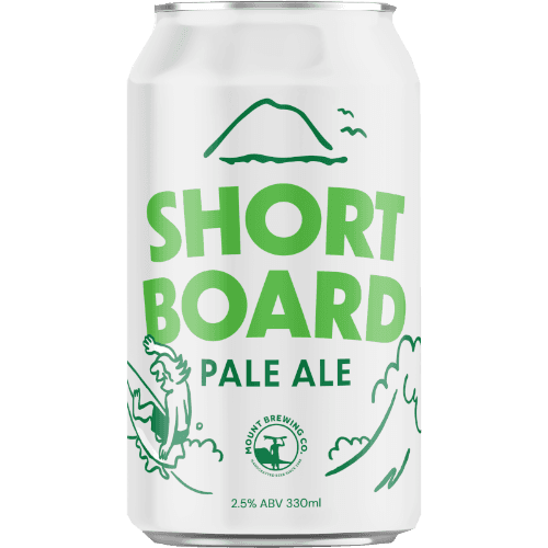Mount Brewing Co Shortboard Pale Ale Low Alcohol 330 mL