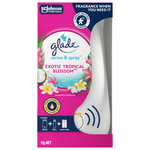 Glade Sense & Spray Exotic Tropical Blossom Automatic Freshener