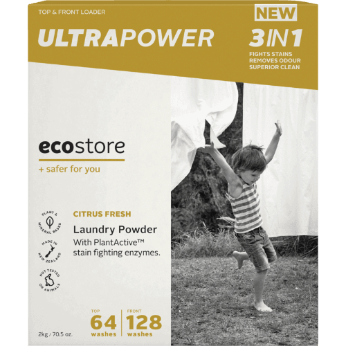 Ecostore Ultra Power Citrus Fresh 3 In 1 Laundry Powder