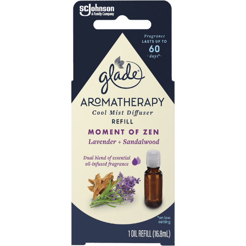 Glade Aromatherapy Lavender & Sandalwood Cool Mist Diffuser Refill 16.8 mL