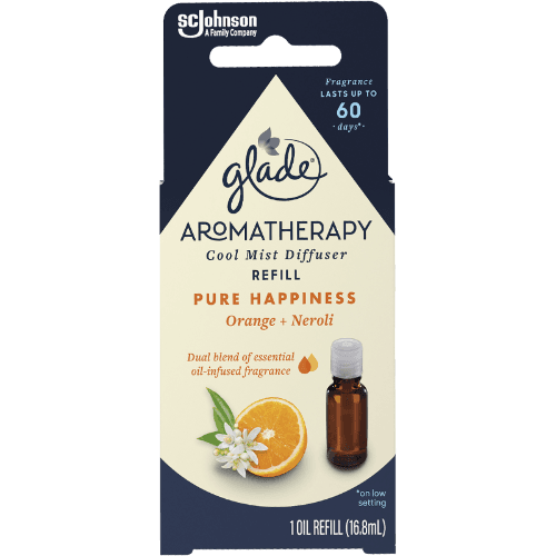 Glade Aromatherapy Orange & Neroli Cool Mist Diffuser Refill 16.8 mL