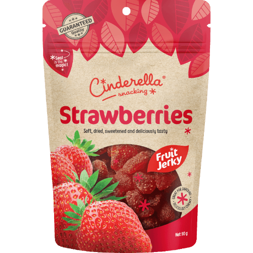Cinderella Dried Strawberries Fruit Jerky