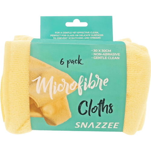 Snazzee Microfibre Cloths 6 pack