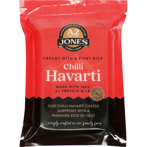 Jones Family Farm Chilli Havarti Cheese 120 g
