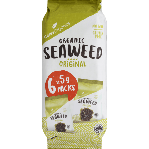 Ceres Organics Original Organic Seaweed Mulitpack