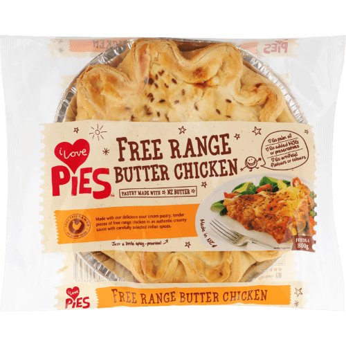I Love Pies Free Range Butter Chicken Pie
