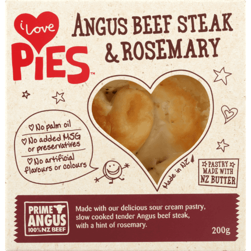 I Love Pies Angus Beef Steak & Rosemary Pie