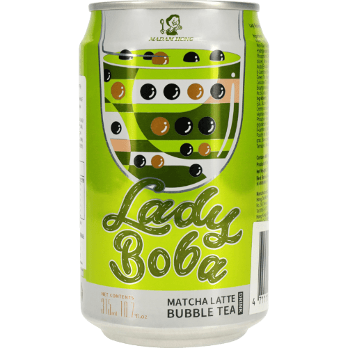 Hong Da Ma Foods Lady Boba Matcha Latte Bubble Tea