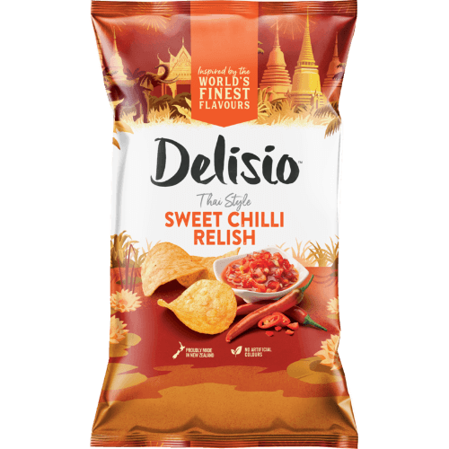 Bluebird Delisio Thai Style Sweet Chilli Relish Potato Chips