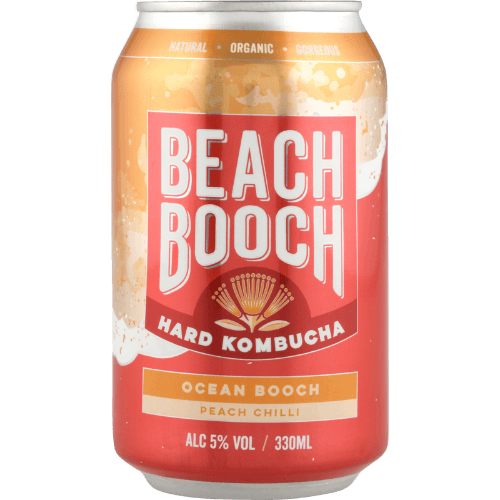 Beach Booch Peach Chilli Hard Alcoholic Kombucha
