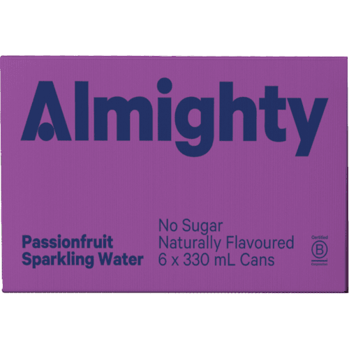 Almighty No Sugar Passionfruit Sparkling Water