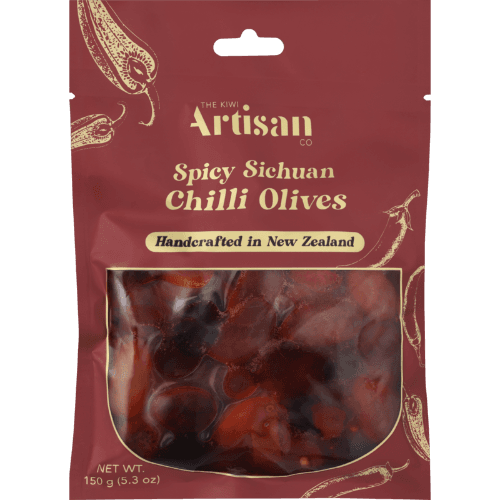 The Kiwi Artisan Co Spicy Sichuan Chilli Olives