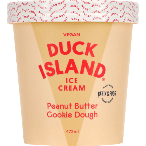 Duck Island Peanut Butter Cookie Dough Ice Cream