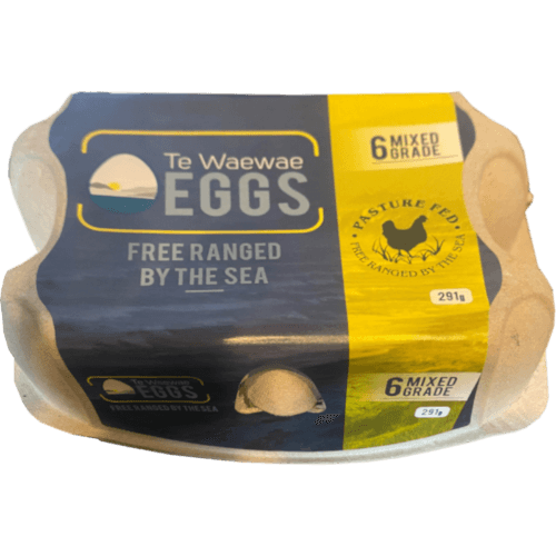 Te Waewae Eggs Pasture Fed Free Range Mixed Grade Eggs