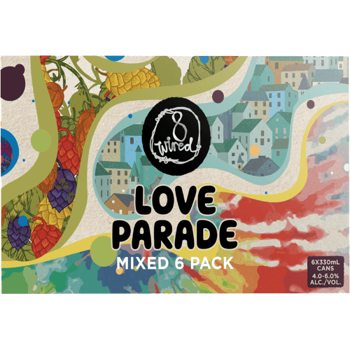 8 Wired Love Parade Mixed Cans 6 × 330 mL