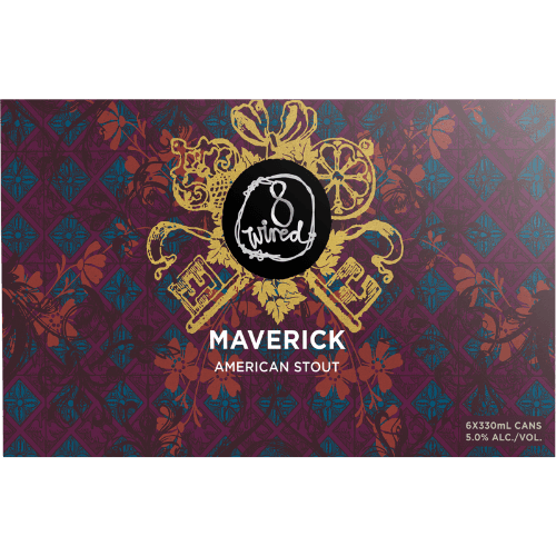 8 Wired Maverick American Stout Cans 6 × 330 mL