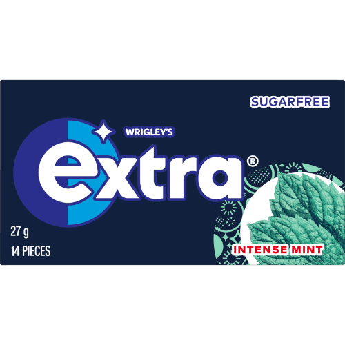 Wrigley's Extra Intense Mint Sugar Free Chewing Gum