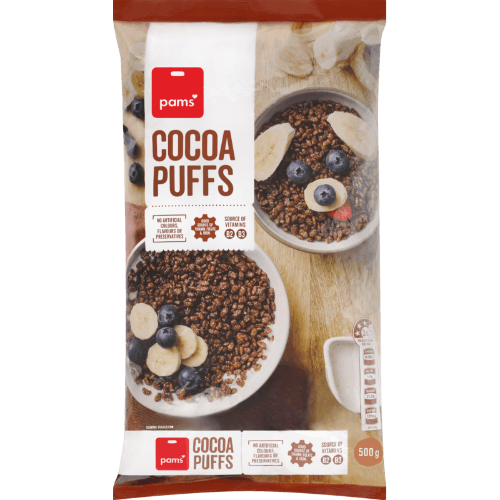 Pams Cocoa Puffs Breakfast Cereal