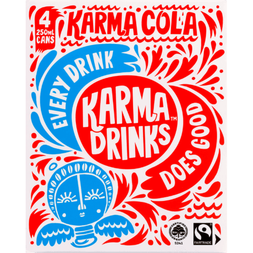 Karma Drinks Soft Drink Karma Cola 4 pack