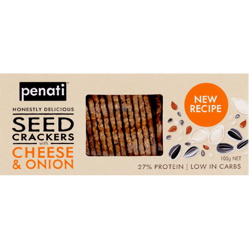 Penati Cheese & Onion Seed Crackers
