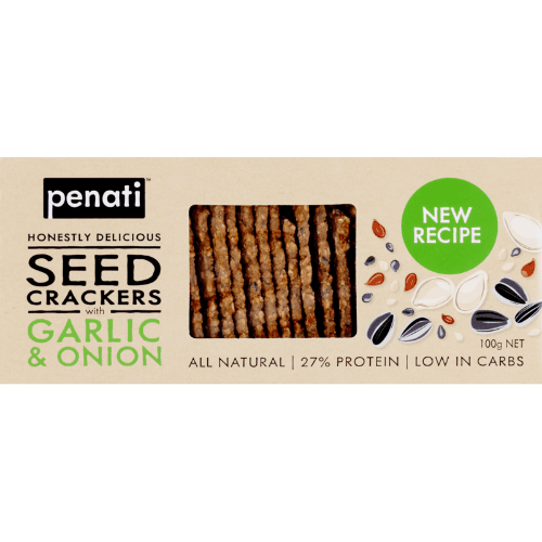 Penati Garlic & Onion Seed Crackers