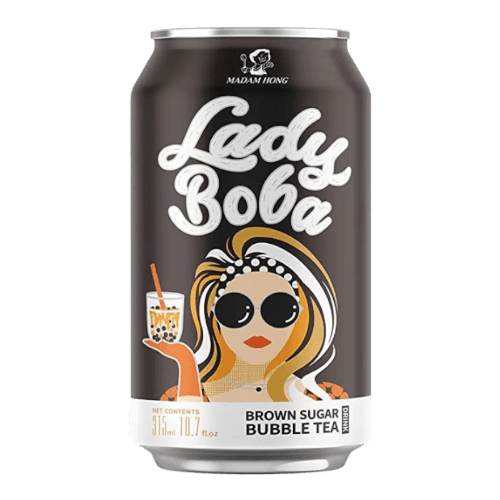 Hong Da Ma Foods Lady Boba Brown Sugar Bubble Tea