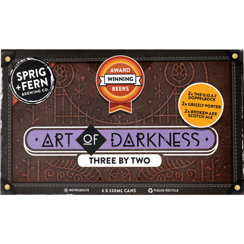 Sprig + Fern Brewing Co. Art of Darkness Three by Two Cans 6 × 330 mL