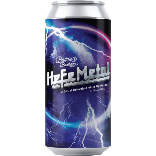 Badass Beverages Craft Beer Hefe Metal Wheat 440 mL