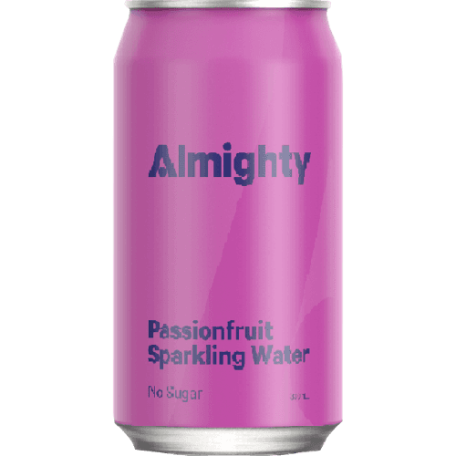 Almighty Passionfruit Sparkling Water 330 mL