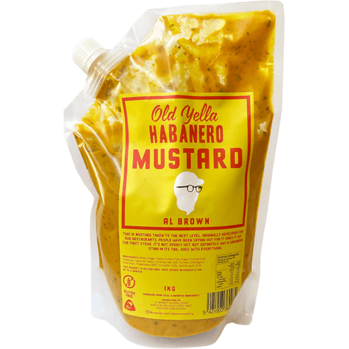 Al Brown Old Yella Habanero Mustard