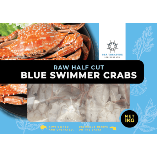 Sea Treasure Seafoods Crab Half Cut Swimmer