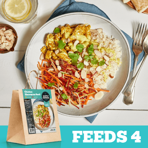 Simply Dinner Chicken Shawarma Bowl Meal Kit Serves 4