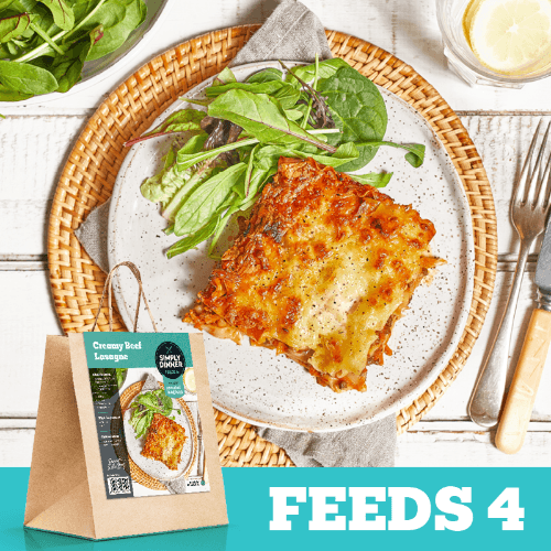 Simply Dinner Creamy Beef Lasagne Meal Kit Serves 4