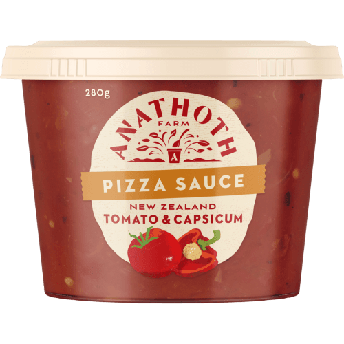 Anathoth Farm New Zealand Tomato & Capsicum Pizza Sauce