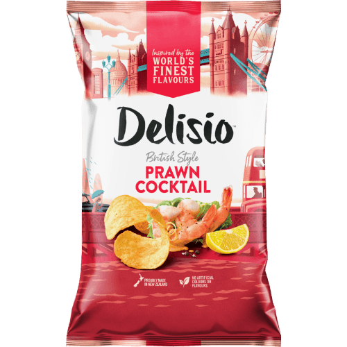 Bluebird Delisio British Style Prawn Cocktail Potato Chips