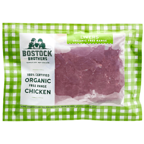 Bostock Brothers 100% Certified Organic Free Range Chicken Livers