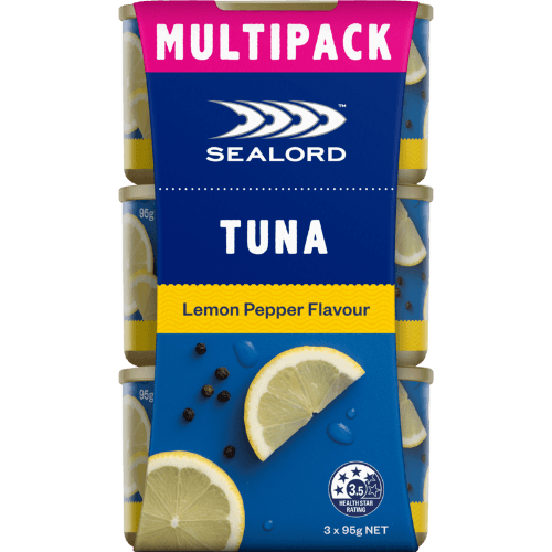 Sealord Lemon Pepper Flavour Tuna Multipack