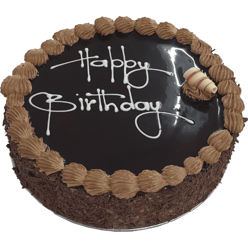 DECOR CAKES Happy Birthday Chocolate Creamy Gateau 9in