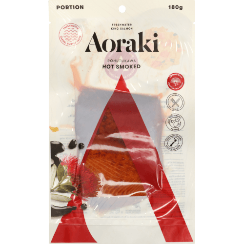 Aoraki Smokehouse Pohutukawa Hot Smoked Salmon Portion