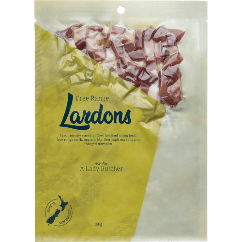 A Lady Butcher Free Range Lardons Cured Meat