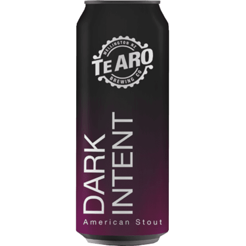 Te Aro Brewing Company Dark Intent American Stout 440 mL