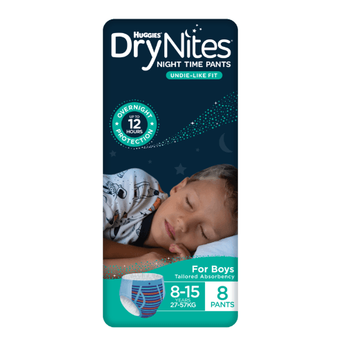 Huggies DryNites Night Time Pants for Boys 8-15 Years 27-57kg